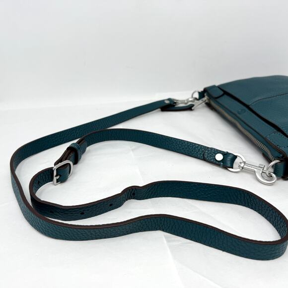 Treasure & Bond Purse Crossbody Flat Hand Bag Boho Teal Detach/Adjust-able Strap - Picture 6 of 14